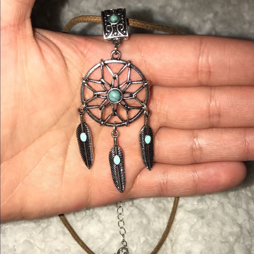 Dream catcher necklace